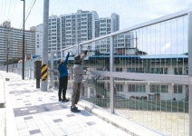 전주시, 도로변 투명방음벽에 조류충돌방지 시설