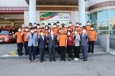 익산시의회, 코로나19 현장 대응 익산소방서 격려 방문