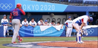 [올림픽] 한국 야구, 도미니카에 6-10 패배…동메달 좌절