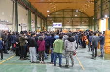 청송군 사과유통센터 올해산 사과경매 시작