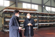 우범기 전 전북도 정무부지사, 현대특수금속 방문  ‘경제 중점 행보’
