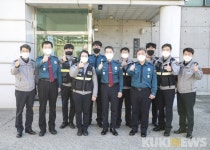 윤소식 대전경찰청장, 대덕서 중리지구대 격려 방문