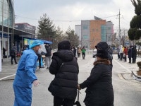 35사단 익산대대, 코로나19 선별진료소 인력 지원