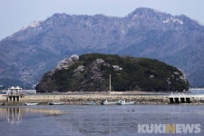 ‘눈’ 아니구요~ 무인도에 핀 ‘산벚꽃’입니다