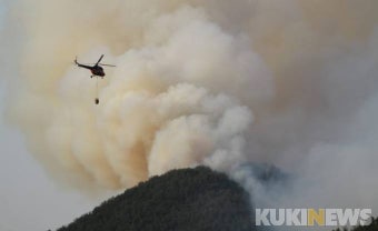 인제 월학리 산불 주불진화… 산림 3 잿더미