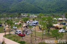 정남진 심천공원 오토캠핑장 재개장