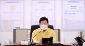 을지연습 시행, 보고받는 김진표 국회의장