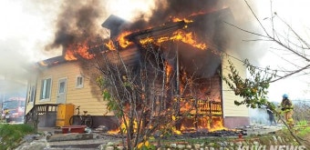 강원 양양 서면 산불 진압 헬기