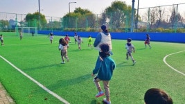 월드컵 열기 타고 전북 현대 홈구장 축구 체험 ‘인기’
