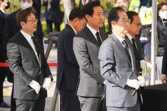 오세훈 시장, 이태원 참사 시민 분향소 찾아 조문