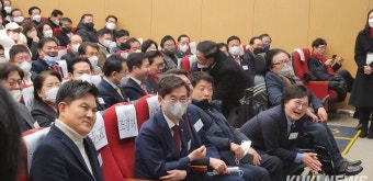‘당권주자 총출동’ 국민의힘 양천갑 당원대회, 전당대회 방불