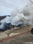 태백 혈동 주택서 불...잔불정리 중