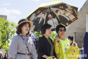 노무현 전 대통령 14주기 추도식 참석하는 문재인 전 대통령 [쿠키포토]