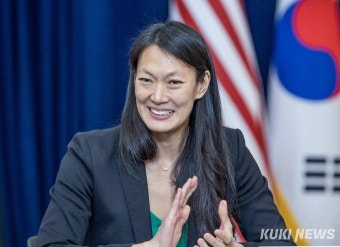 韓 언론과 만난 줄리 터너 美 북한인권특사 [쿠키포토]