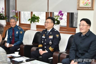 [포토]태백서 방문한 김준영 강원경찰청장