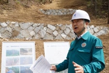 [포토]남성현 산림청장, 전북 무주 산사태 복지지역 현장점검