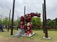 시민공원에 걸맞은 전시 해줬으면... 부산시민공원 정크아트 전시 진행 중