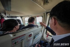 오성환 당진시장, 헬기타고 중국 드론 투자협력단 이끌어