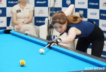 ‘여성 나인볼 랭킹 1위’ 서서아, 13위 상대 5-0 제압 [쿠키포토]