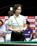 ‘당구 여신’ 정수빈 활약…NH농협카드 3연승 질주 [PBA 팀리그]