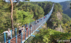 기분좋게 울렁이고 출렁거려요 원주 소금산 트레킹
