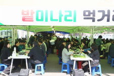 “부드럽고 맛과 향이 뛰어난” 의령 청정 ‘밭미나리’