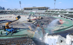 전주종합경기장, 60여년 만에 주경기장 구조물 철거 본격 돌입