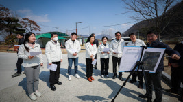 김해시의회 행자위 한림술뫼파크골프장과 지식산업센터 현장 찾아 점검
