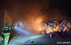 밤새 철원 버섯재배 시설 불…2시간 10분 만에 진화 