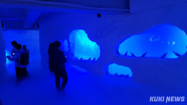 “폭포 옆 약수터에서 생맥을”…오비맥주 카스 월드 팝업 [현장]