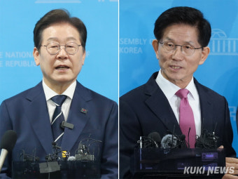 전국 민심 듣는 ‘이재명’ 여의도서 절하는 ‘김문수’