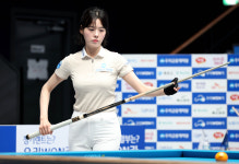 ‘당구 여신’ 차유람, 정수빈 꺾고 LPBA 챔피언십 8강 진출