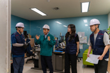 진주종합경기장 비상급수시설 | 진주시시설관리공단, 집중호우 대비 재난 모의훈련 전개
