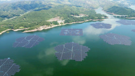 임하댐 수상태양광 5년 앞당겼다… 수자원공사, 임하 수상태양광발전 준공식