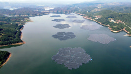 수면 수놓은 거대 태양광 무궁화… 임하댐, 물 저장소에서 ‘청정에너지 발전소’로