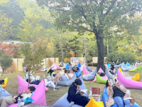 양산시립도서관서 야외 독서 만끽했죠…독서문화축제 성황 개최