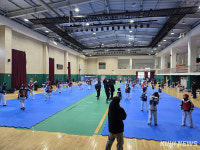 [포토] 정선 전지훈련 나선 ‘전국 400명 태권도 선수’