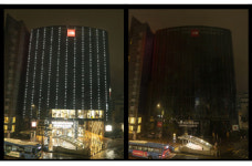 영원무역, 지구촌 전등 끄기 어스아워 2021 참여…명동빌딩 등 4개 매장 소등 