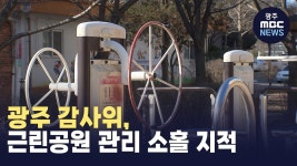 광주 감사위, 근린공원 관리 소홀 지적