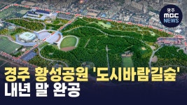 [포항] 경주 황성공원 도시바람길숲내년 말 완공