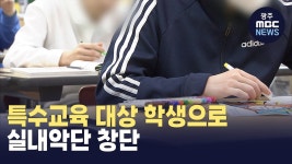 특수교육 대상 학생으로 실내악단 창단