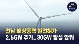 전남 해상풍력 발전허가 2.6GW 추가..30GW 달성 앞둬