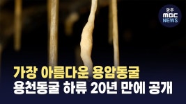 [제주] 신비한 용천동굴 하류‥20년 만에 공개