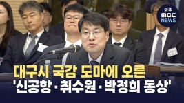 [대구] 대구시 국감 TK 신공항, 취수원, 박정희 동상 도마에