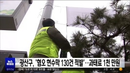 광산구, 혐오 현수막 130건 적발..과태료 1천 만원
