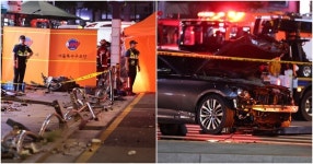 1일 밤 시청역 교차로에서 차량이 인도로 돌진하는 대형 사고가 발생했고 사상자 수에 가슴이 찢어진다
