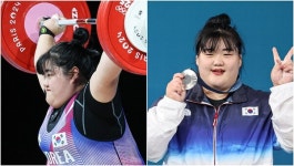 엄마 계신 하늘로 번쩍 들어올린 '역도' 박혜정 : 한국 신기록으로 은메달의 기쁨을 누렸고, 완벽했던 파리 피날레였다
