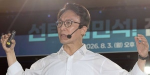민주당 정청래·김민석, 전당대회 최대 승부처 호남 표심잡기 총력 : 격차 10%p 안이냐, 밖이냐