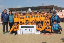 강진중학교, 한국중등(U-15)축구연맹전 저학년부 우승 쾌거
