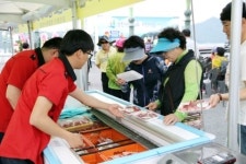 강진 착한한우, 마량 놀토 수산시장으로 직행